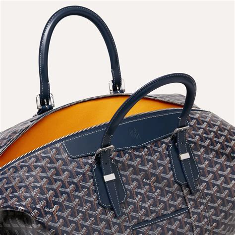 Goyard Bowling 45 Bag “Navy Blue” .